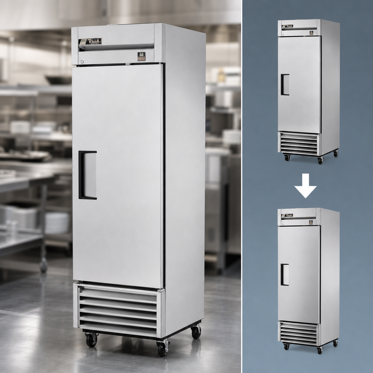Product image #3 for True TS-23F-HC One-Section Stainless Steel Solid Door Reach-In Freezer