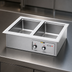 Thumbnail image #3 for Built-In Top-Mount Electric Hot Food Well with 2 Full-Size Pan Openings