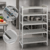 Thumbnail image #4 for Cambro Camshelving Premium 5-Tier Stationary Starter Polymer Shelving Unit, 24