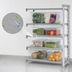 Thumbnail image #4 for Cambro Camshelving Premium 4-Shelf Solid Stationary Add-On Shelving Unit, 24