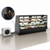 Thumbnail image #3 for Fusion 56-Inch High Refrigerated Service Case, 99-3/4-Inch Wide, Vertical Swing-Out Front Glass, 3 Solid Shelves, Remote DX Refrigeration