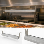 Thumbnail image #3 for Vollrath FC-4SH-84208-CH-IN 84-Inch Single Unlighted Low Profile Heat Strip, Aluminum, 208V, Chrome Powder Coat