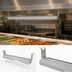 Thumbnail image #3 for Vollrath 84-Inch Single Unlighted Low Profile Heat Strip, 208V, Chrome Powder Coat