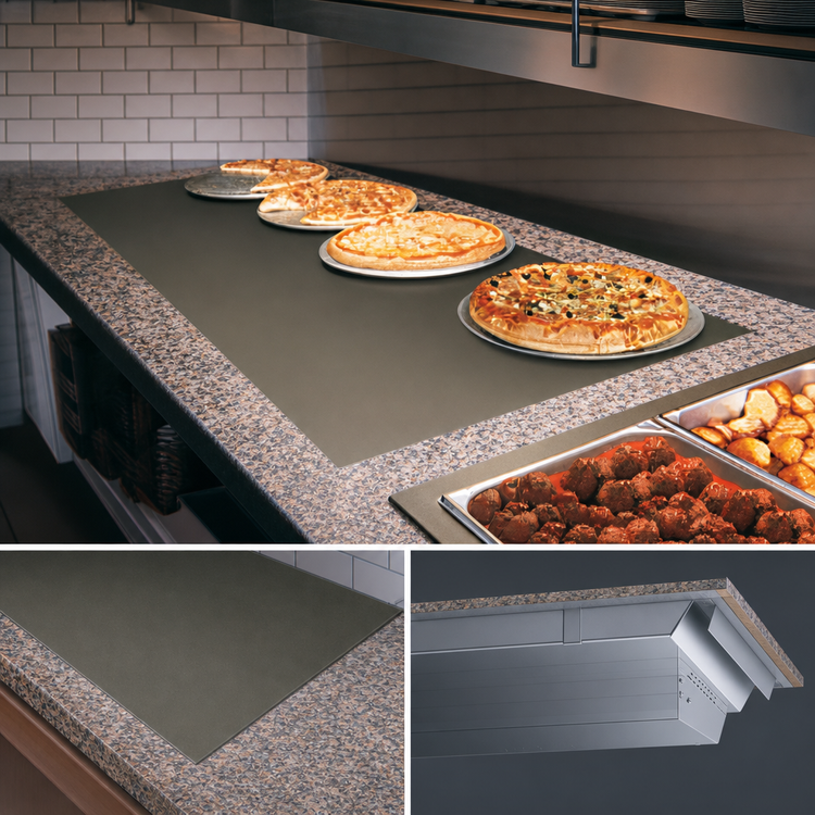 Product image #3 for Hatco Glo-Ray Built-In Heated Shelf with Flush Top, 61-1/2 x 25-1/2 Inch Surface, 1500 Watt