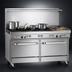 Thumbnail image #3 for Southbend Ultimate 60-Inch Gas Restaurant Range with 5 Burners, 24-Inch Griddle, and 2 Convection Ovens