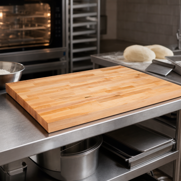 Product image #3 for John Boos Edge Grain Laminated Northern Hard Rock Maple Work Table Top, 36 x 24 x 1-1/2 Inch