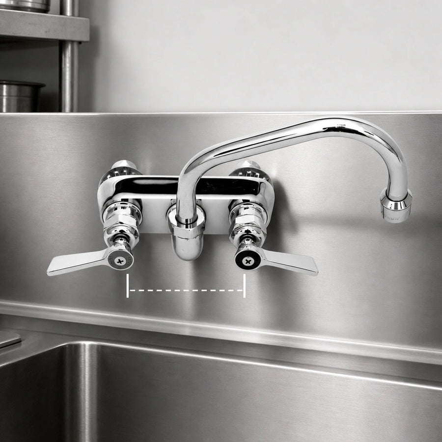 4-Inch Center Backsplash Mount