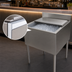 Thumbnail image #4 for BK Resources UB4-21-IB30 Insulated Underbar Ice Bin with Sliding Cover, 30 Inch x 21 Inch, 97 lb Capacity