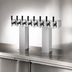 Thumbnail image #3 for Perlick Bridge Tee Extra High Countertop Glycol-Cooled Draft Beer Tower, 8 Faucets, Stainless Steel