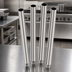 Thumbnail image #3 for 34-1/2 Inch Stainless Steel Work Table Legs with Adjustable Feet, Set of 4