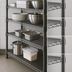 Thumbnail image #3 for Valu-Master Quad-Adjust Wire Shelf, 54 x 24 Inches, 600 lb. Capacity, Pewter Gray Epoxy Finish