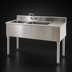 Thumbnail image #3 for Eagle Group 1800 Series 48-Inch Two-Compartment Underbar Sink Unit with Right Drainboard