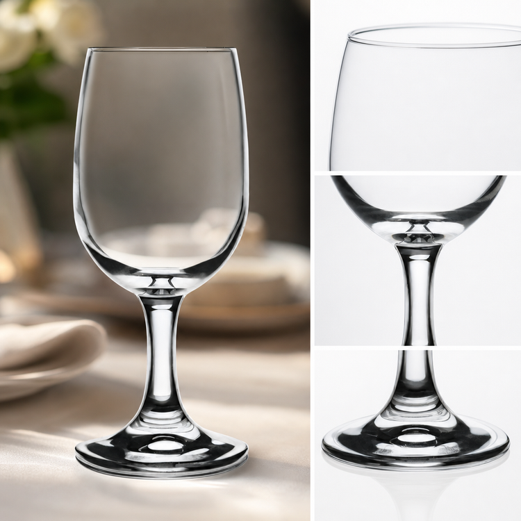 Product image #3 for Excellency 8.5 oz Clear Stemmed Footed Wine Glass