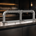 Thumbnail image #3 for Glastender Pipe Bridge 14-Faucet Countertop Air-Cooled Draft Dispensing Tower, Mirror Finish