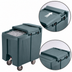 Thumbnail image #4 for Cambro SlidingLid Mobile Ice Caddy with Sliding Lid, 175 lb Capacity, Granite Gray