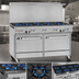 Thumbnail image #3 for Southbend Ultimate 60-Inch Gas Restaurant Range with 8 Open Burners, Standard Oven and Cabinet Base
