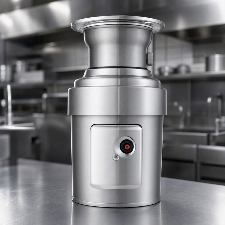 Product image #3 for InSinkErator SS-100 1 HP Stainless Steel Commercial Food Waste Disposer Package with 12-Inch Bowl and Manual Switch