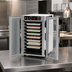 Thumbnail image #4 for Metro HotBlox Narrow 8-Pan Pass-Thru Insulated Holding Cabinet, 20-Inch Wide, Countertop/Stacking, Analog Controls, Solid Front/Clear Rear Doors