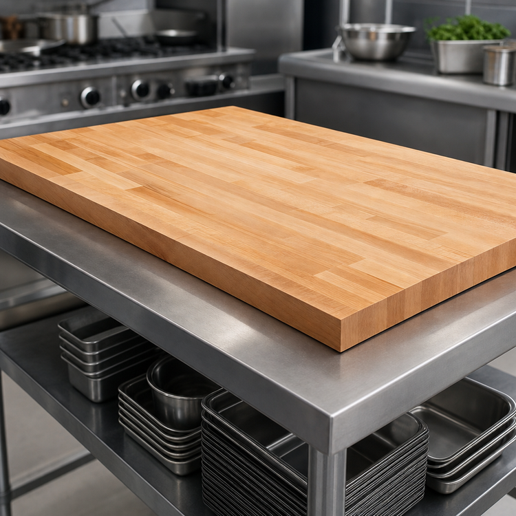 Product image #3 for John Boos 72-Inch x 36-Inch Edge Grain Northern Hard Rock Maple Work Table Top