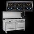 Thumbnail image #3 for Southbend Ultimate 60-Inch Gas Restaurant Range with 5 Burners, 24-Inch Griddle, Standard Oven and Cabinet Base