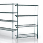Thumbnail image #3 for Metro Super Erecta AN576K3 4-Shelf Add-On Wire Shelving Unit, 72W x 24D x 63H, Metroseal 3 Epoxy Finish