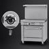 Thumbnail image #3 for Southbend S-Series 36-Inch Gas Restaurant Range with 1/2-Inch Thermostatic Griddle and Cabinet Base