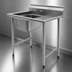 Thumbnail image #3 for Eagle Group 412 Series 38-7/8-Inch Single Compartment 430 Stainless Steel Sink with 18-Inch Right Drainboard