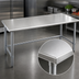 Thumbnail image #3 for Eagle Spec-Master 72-Inch x 36-Inch Stainless Steel Top Work Table with Open Base