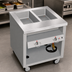 Thumbnail image #3 for Thurmaduke TEHF-32PG 32-Inch Mobile Electric Hot Food Unit with 2 Wells