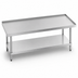 Thumbnail image #3 for Advance Tabco 96-Inch x 24-Inch Equipment Stand with 304 Stainless Steel Top and Galvanized Base