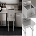 Thumbnail image #3 for John Boos 18-Inch Freestanding Underbar Blender Station with Dump Sink
