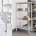 Thumbnail image #3 for New Age T-Bar Series 4-Tier Aluminum Cantilevered Shelving Unit, 36