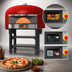 Thumbnail image #3 for Marra Forni NP80G Neapolitan Gas-Fired Brick Pizza Oven with 31.5-Inch Round Hearth and Programmable Touchscreen