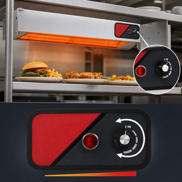 Product image #3 for Nemco 6151-24 24-Inch Single Infrared Strip Heater with Infinite Temperature Control