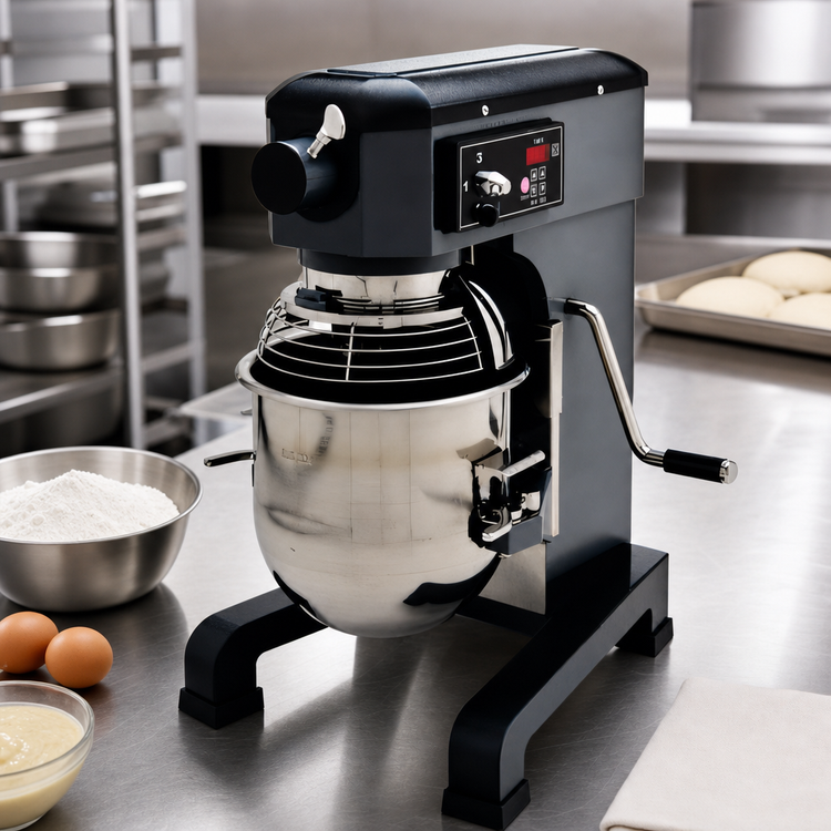 Product image #3 for Hobart Centerline HMM10-1STD 10 Qt Countertop Planetary Mixer with Digital Controls and #12 Hub