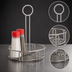 Thumbnail image #3 for Vollrath Round Wire Condiment Caddy for Four 12 Oz Squeeze Bottles and Salt & Pepper Shakers