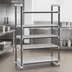 Thumbnail image #3 for Cambro Camshelving Elements XTRA Stationary 5-Tier Starter Shelving Unit, 24