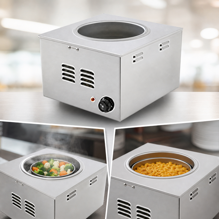 Product image #3 for RedHots 11 Quart Round Countertop Electric Cooker/Food Warmer