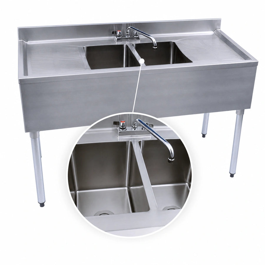 Two Sink Compartments