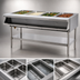 Thumbnail image #3 for Eagle Group SHT4-240-X Sealed Well Electric Hot Food Table, 4-Well, Open Base, 240V