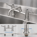 Thumbnail image #3 for Equip 8-Inch Deck Mount Mixing Faucet with 8-Inch Swing Nozzle and Wrist Handles