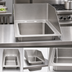 Thumbnail image #3 for Omcan USA Single-Compartment Stainless Steel Drop-In Sink with 10 x 14 x 5 Inch Bowl