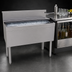 Thumbnail image #3 for Glastender Underbar Stainless Steel Ice Bin with Sliding Cover, 36 Inch W x 19 Inch D, 100 lb Capacity