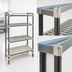 Thumbnail image #3 for Cambro Camshelving Elements XTRA High Density Top Rail Mobile Starter Unit, 24 in D x 42 in L x 80 in H, 4-Tier, 3 Vented + 1 Solid