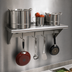 Thumbnail image #3 for Advance Tabco PS-15-48 Wall-Mounted Shelf with Pot Rack, 48