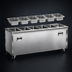 Thumbnail image #3 for Vollrath 4-Series Signature Server 6-Well Hot Food Serving Counter with Enclosed Base and Stainless Steel Top, 88 Inch x 28 Inch, 34-Inch High