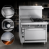 Thumbnail image #3 for Imperial Spec Series Heavy Duty 36-Inch Gas Range with 18-Inch Thermostatic Griddle, 2 Open Burners, and Standard Oven