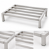Thumbnail image #3 for Panco 5-Lat Tubular Aluminum Dunnage Rack, 36 x 24 x 12 Inches, 2000 lb Capacity