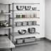 Thumbnail image #3 for EAGLEbrite 5-Tier Add-On Wire Shelving Unit, 36W x 24D x 86H, Zinc Finish