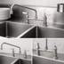 Thumbnail image #4 for EverSteel Double Pantry Deck-Mount Mixing Faucet, 8-Inch Centers, 12-Inch Swing Nozzle